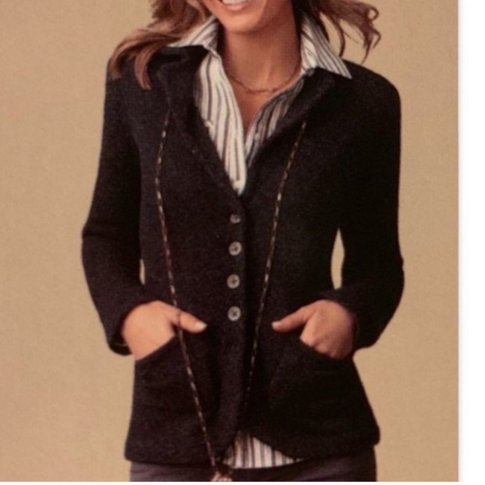 Cabi Button Down Sweater Blazer/Jacket - image 8